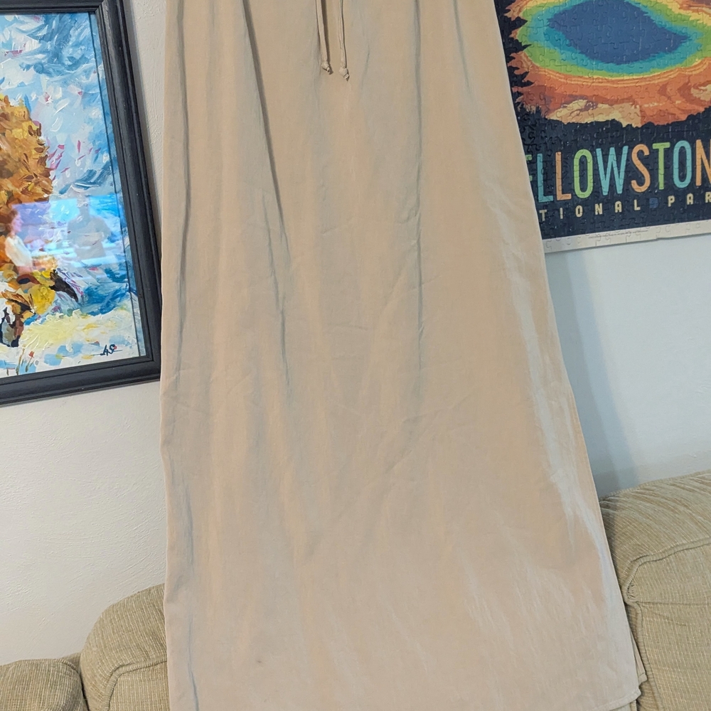 SO Juniors Khaki Maxi Skirt, Medium